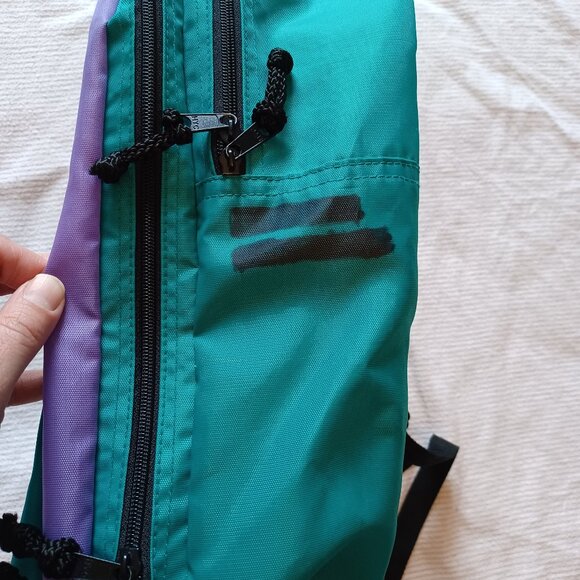 Vintage 1995 Canada Games XV Grande Prairie Alberta Backpack Book Bag - Picture 9 of 14